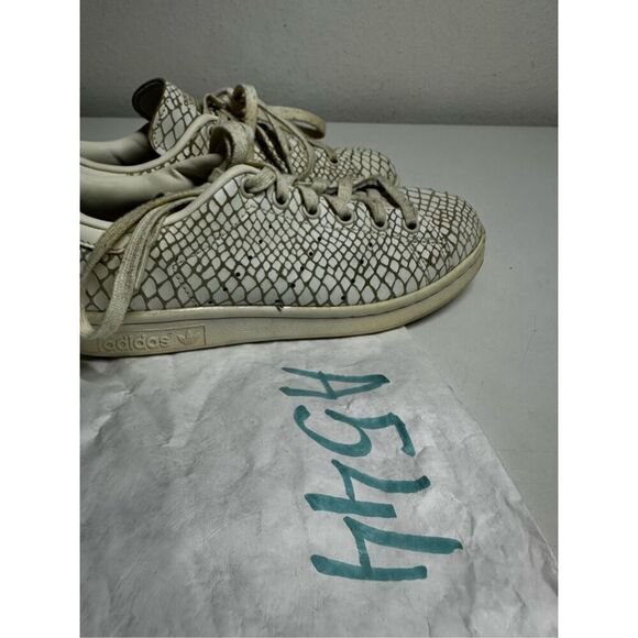 Adidas Stan Smith Trainer White Snakeskin Unisex Size 6 2015 S75136 Sneakers - Picture 9 of 9